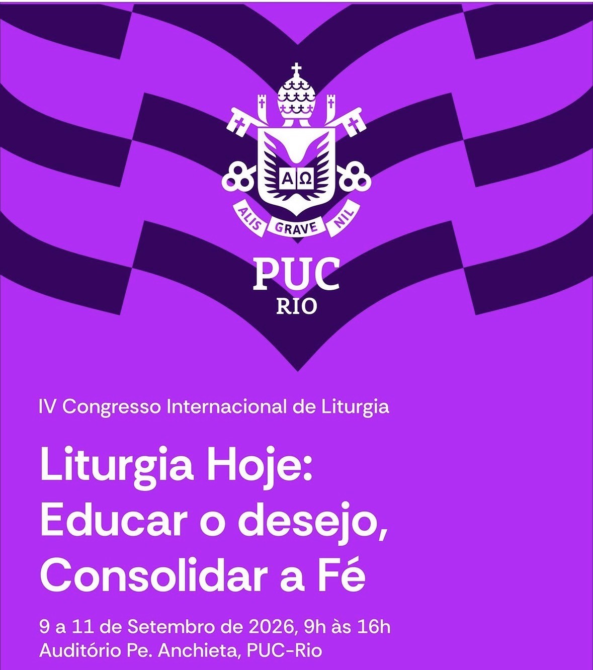 IV Congresso Internacional de Liturgia  - Liturgia Hoje: educar o desejo, consolidar a fé